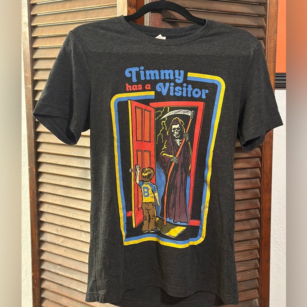Wicked Clothes Graphic Tee “Timmy Has a Visitor”
